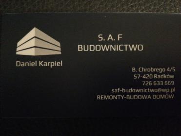 saf-budownictwo - Fundamenty Radków Kłodzki