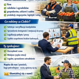 DuoLink - Reklama agencji rekrutacyjnej: pracownicy dla firm, rolnictwa, produkcji i logistyki. Selekcja, legalizacja, szybkie uzupełnianie kadr. Kontakt z nami!