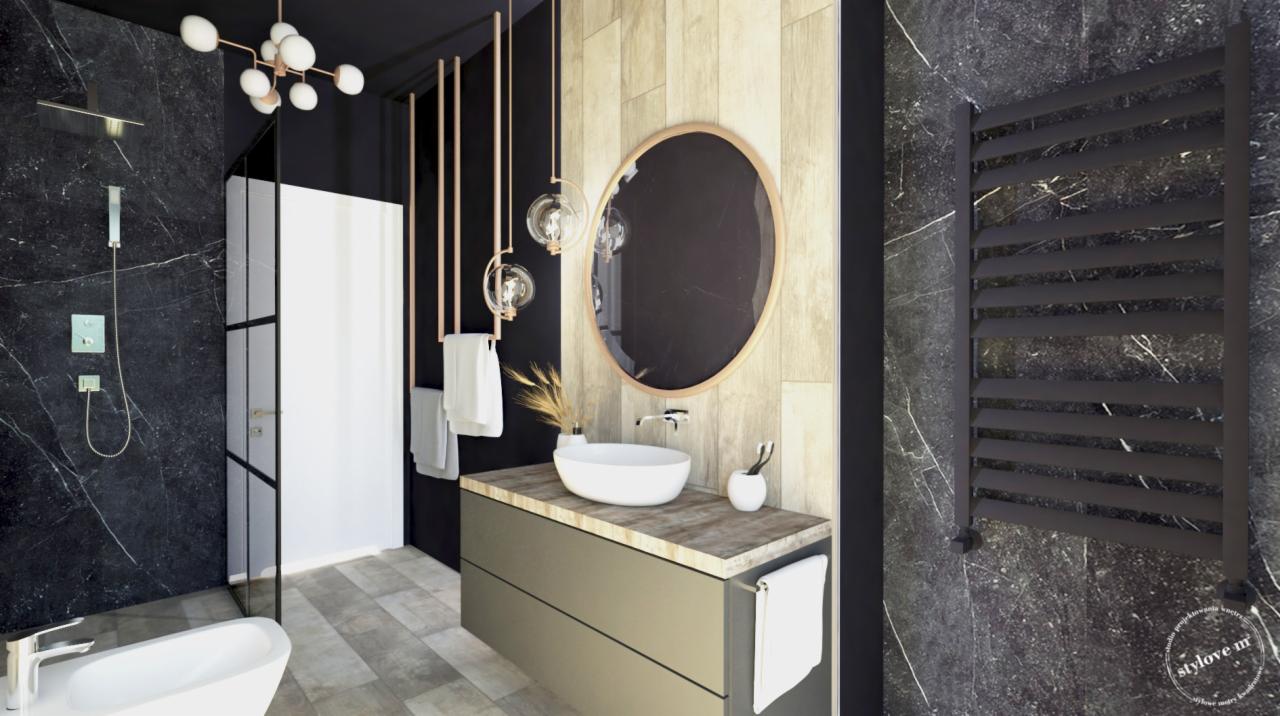 Dom pod Gołdapią - łazienka