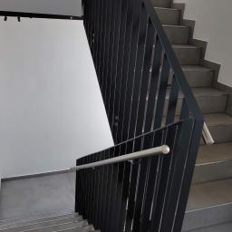 balustrady schodowe, pochwyt nierdzewny