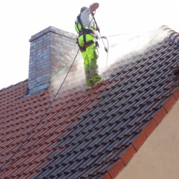Dachy czyścimy metodą alpinistyczną lub z wyżki ,staramy doprowadzić do takiego efektu aby klient był bardzo zadowolony