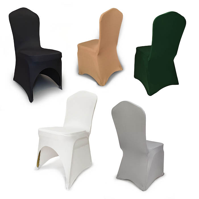 Elastyczne pokrowce na krzesła bankietowe