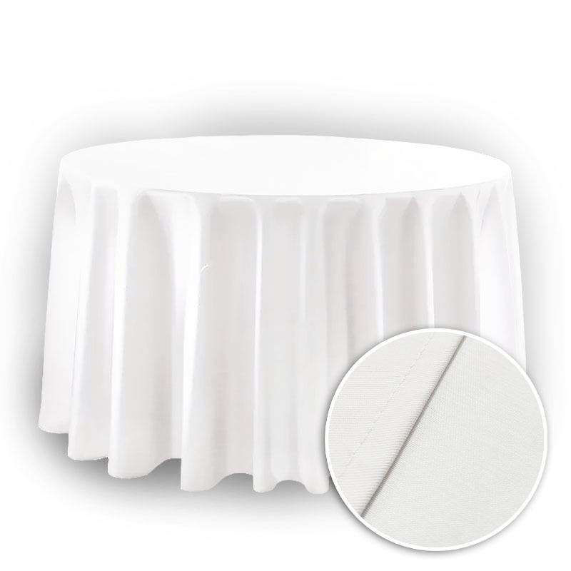 Okrągłe obrusy bankietowe z 100% bawełny