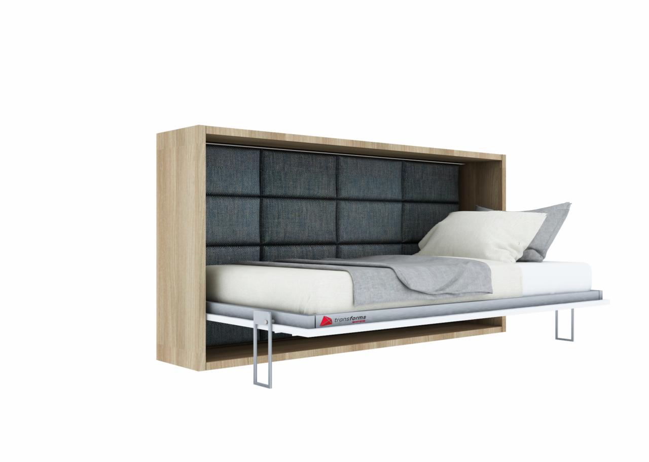 Łóżko ukryte w szafie otwierane poziomo Smartbed O