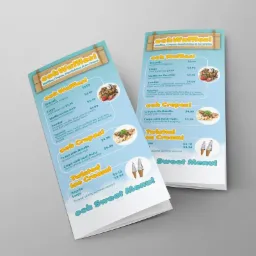 Ulotka składana na 3