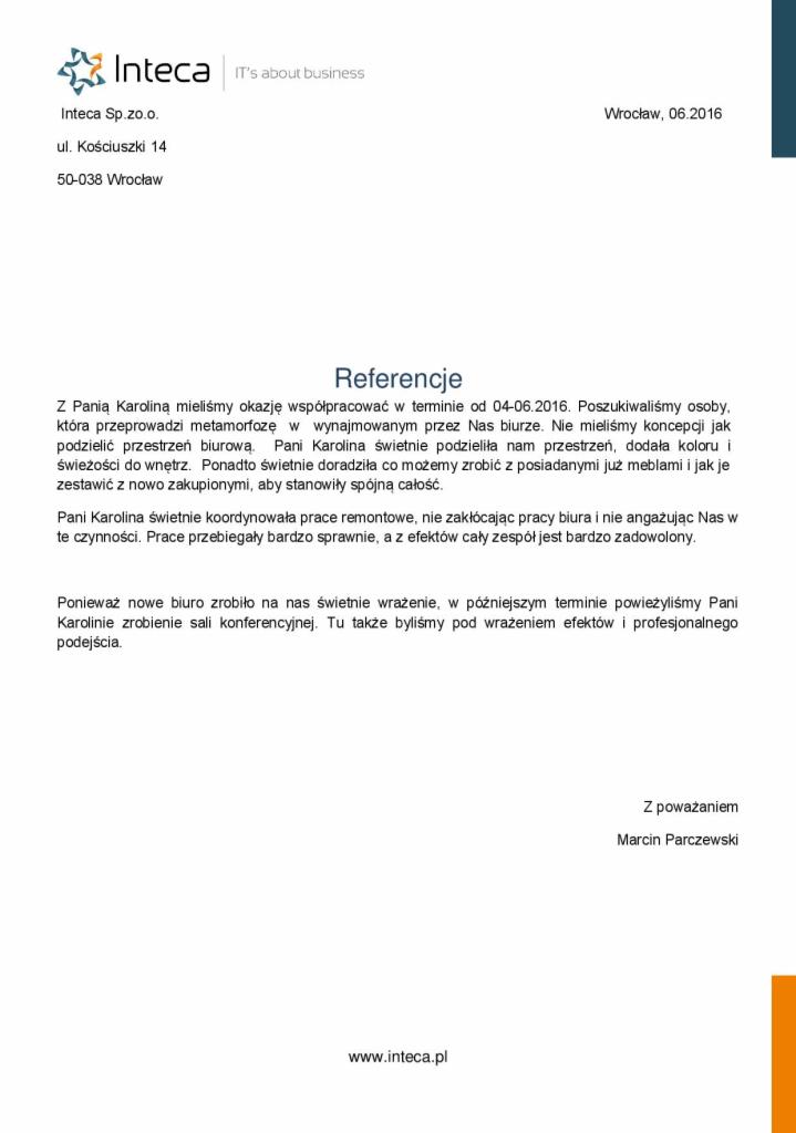 Referencje biuro Wrocław