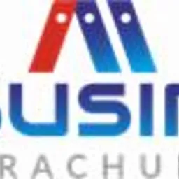 Logo firmy ASBusiness Biuro Rachunkowe z czerwono-niebieskim napisem i symbolem drabiny.