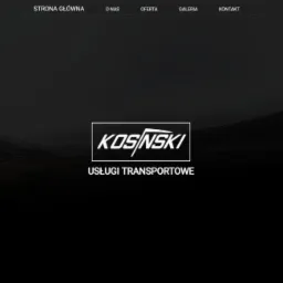 Strona wizytówka dla firmy transportowej