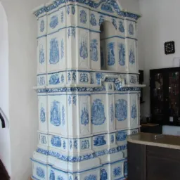 Piece kaflowe, kuchnie, kominki