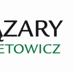 Logo firmy Wiązary Burkietowicz, specjalizującej się w nowoczesnych konstrukcjach drewnianych, z zielonym symbolem graficznym po lewej stronie.