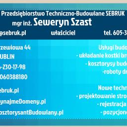 Przedsiębiorstwo Techniczno-Budowlane SEBRUK - Układanie Bruku Lublin