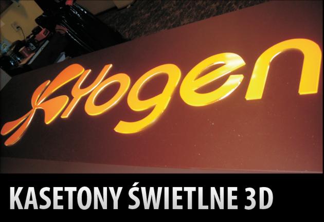 kasetony, szyldy reklamowe