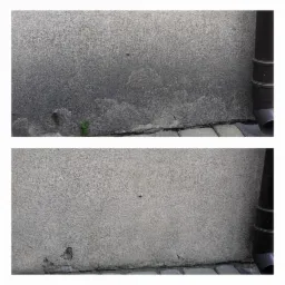 Efekt prania elewacji budynku z zabrudzeń atmosferycznych