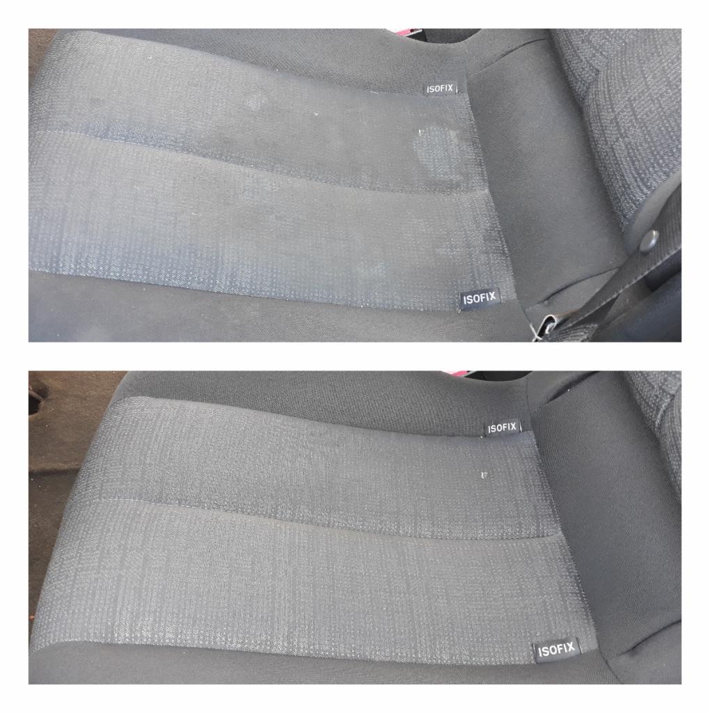 Efekt prania tapicerki samochodowej