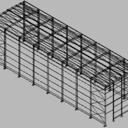 Projekt wykonawczy i warsztatowy konstrukcji hali stalowej