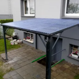Daszek z płyty trapezowej