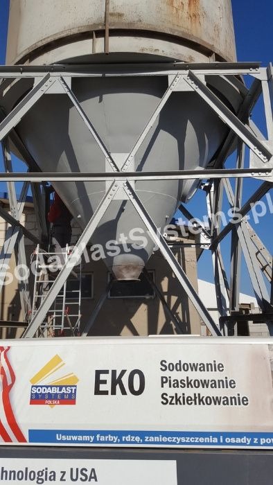 Czyszczenie silosa metodą sodowania