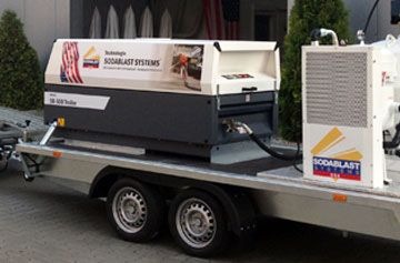 Sb-500 maszyna do sodowanie, piaskowania i szkielkowania