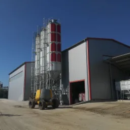 wykonanie logotypu na silosie