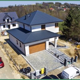 Realizacja indywidualnego projektu budynku mieszkalnego - Kopaliny (Gmina Nowy Wiśnicz).
