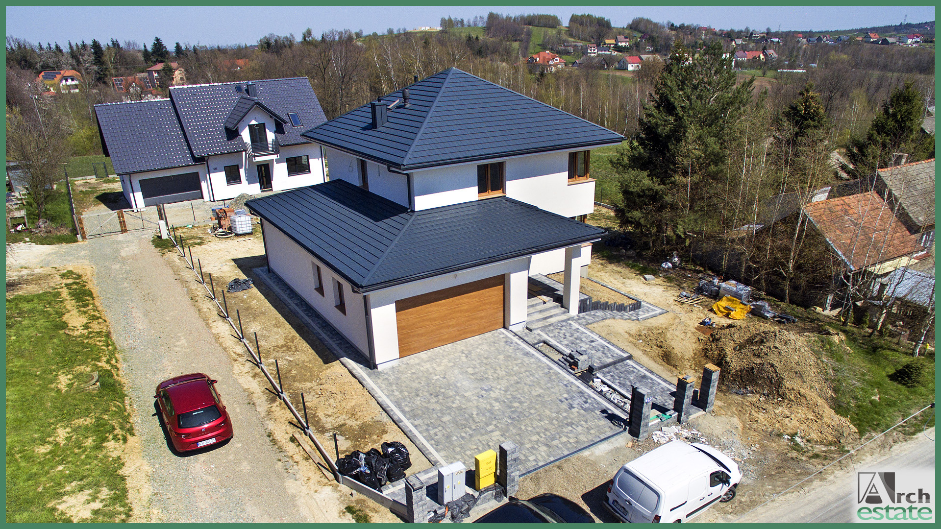 Realizacja indywidualnego projektu budynku mieszkalnego - Kopaliny (Gmina Nowy Wiśnicz).