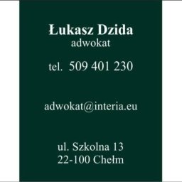 Kancelaria Adwokacka Adwokat Łukasz Dzida - Prawo Rodzinne Chełm