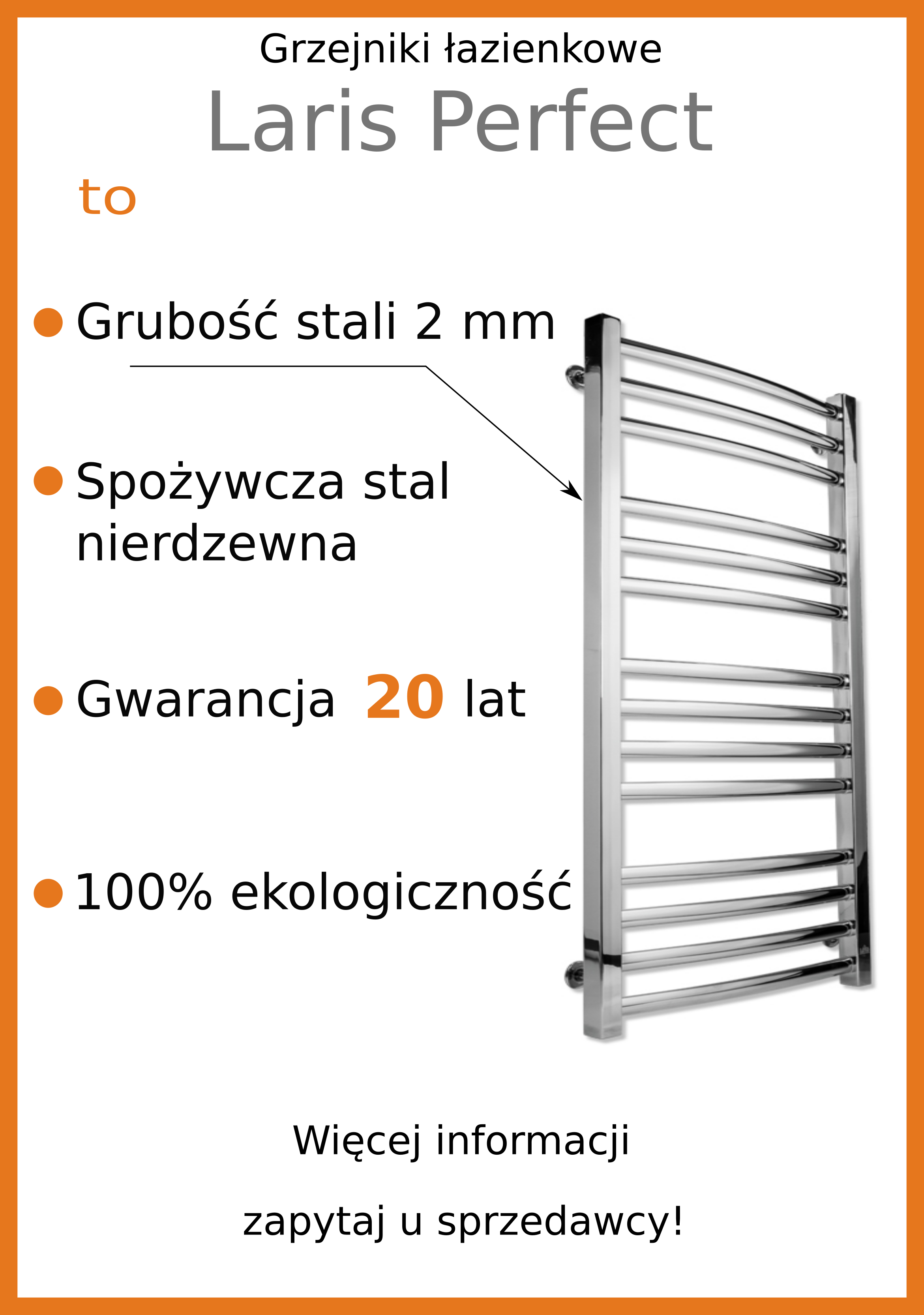 Informacja o grzejnikach Laris-Perfect