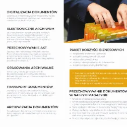 Ręka wkładająca dokument do kolorowej teczki w systemie archiwizacji, widok z góry, jasne oświetlenie biurowe.