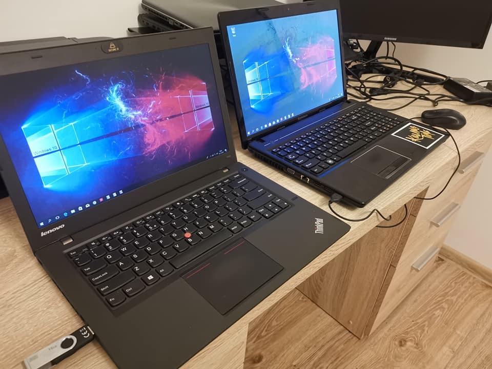 Instalacja nowych systemów na laptopach klienta