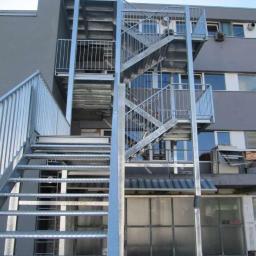 Balkon i schody spiralne - nasz projekt, skręcane - Niemcy