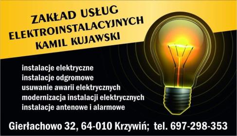 Zaklad Usług Elektroinstalacyjnych - Domofony, wideofony Krzywiń