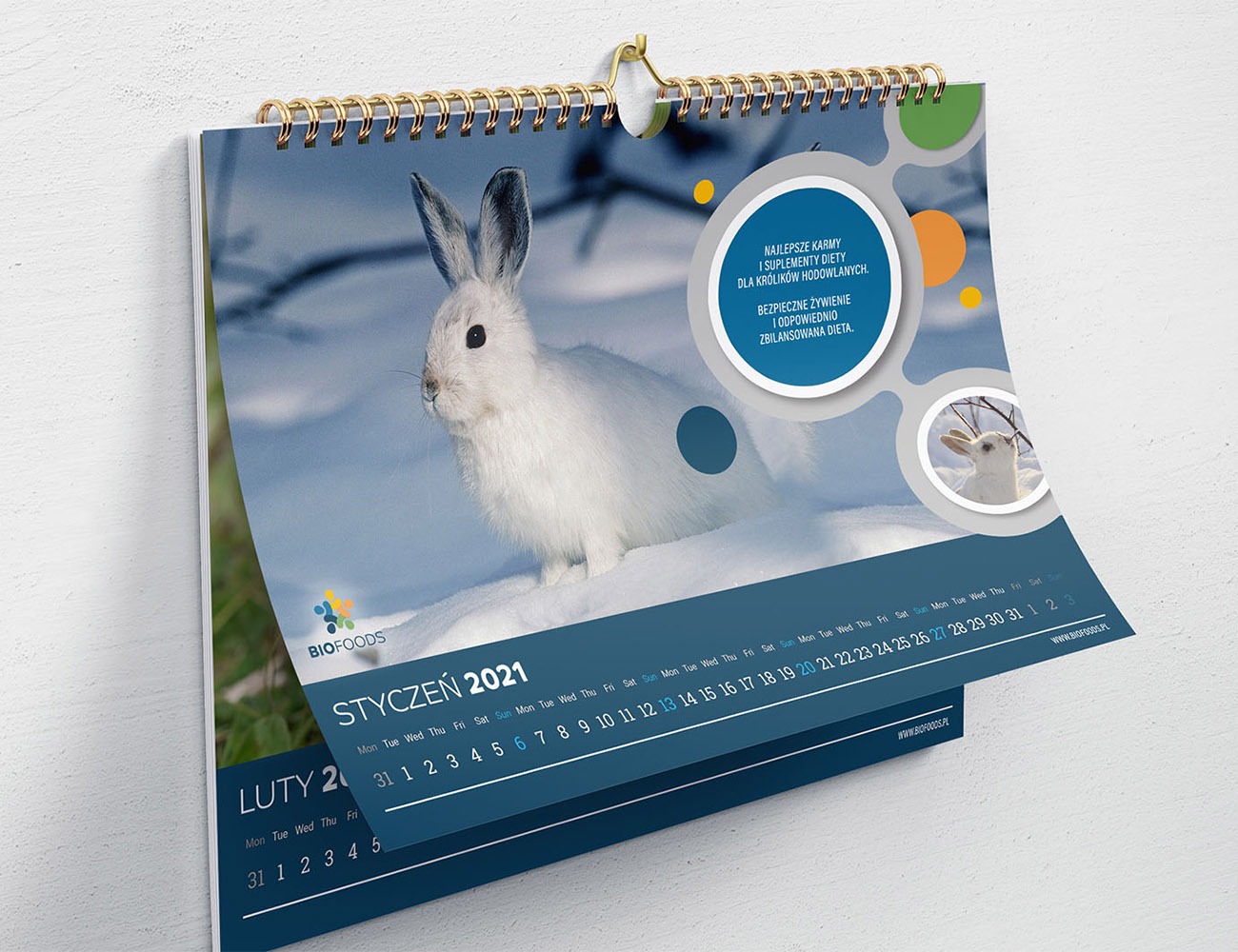 kalendarze reklamowe, ścienne, spiralowe