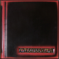 Czarny fotoalbum z czerwoną obwódką i napisem 'CANONNADA' w kolorze srebrnym.