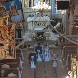 Ślub w Kościele pw. Matki Bożej Pani Kujaw w Ostrowąsie. 