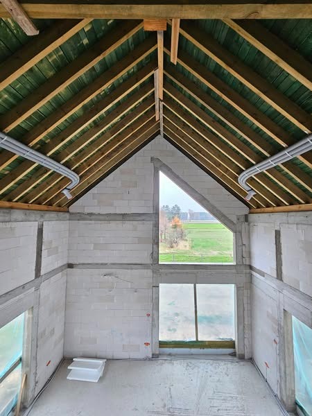 Wentylacja mechaniczna - dom z antresolą