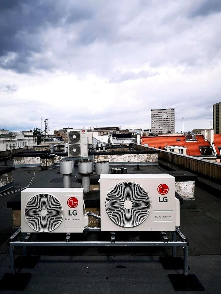 Montaż 2x klimatyzacji LG DELUXE