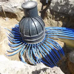 montaz poziomów i studni zbiorczej