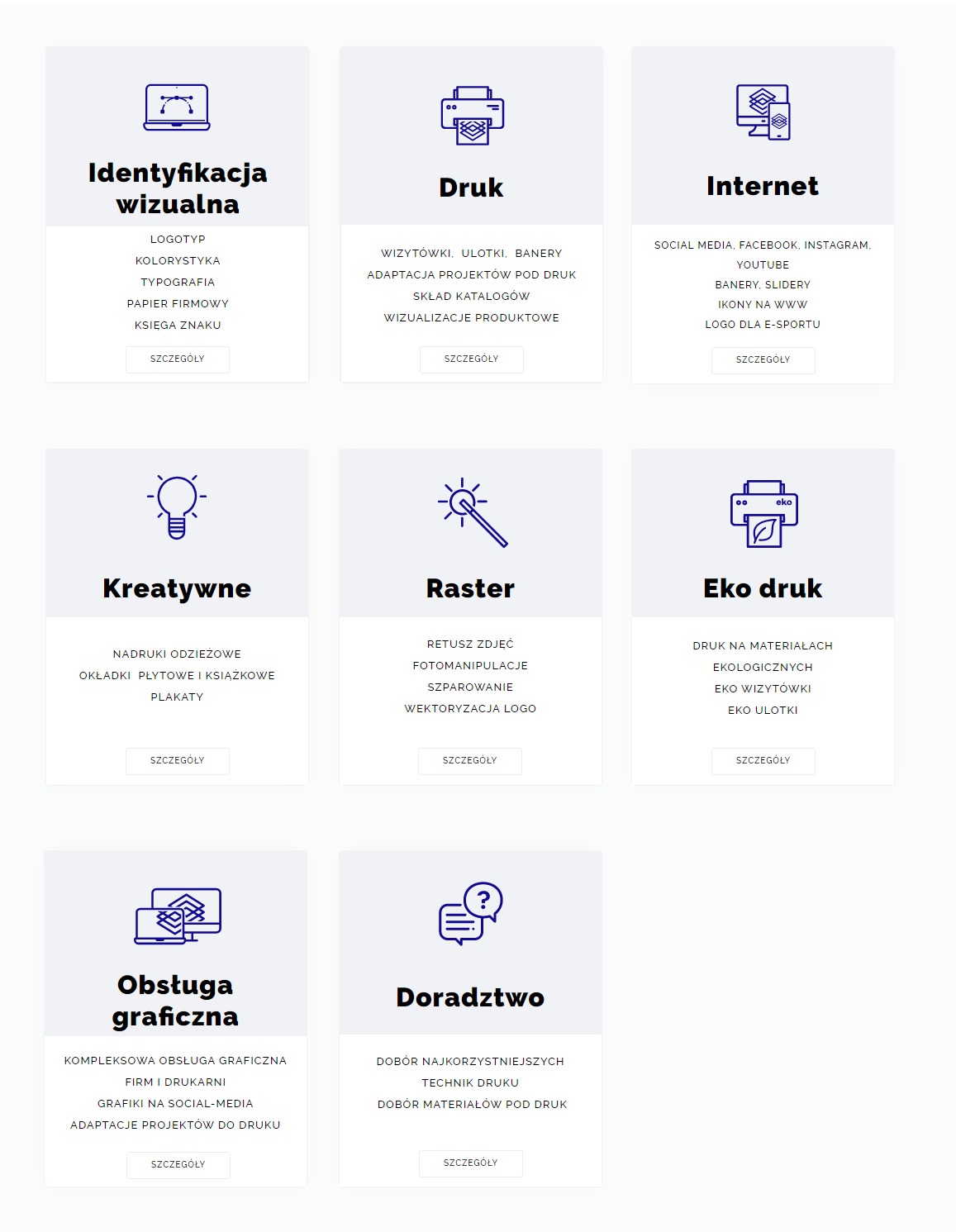 Projektowanie graficzne oferta