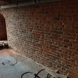 cegła piaskowana przed impregnacją