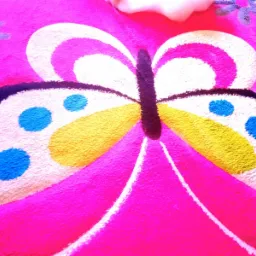 Wytrzepany I. Wyprany Dywan Maszyną Kirby Wrocław. Widać Koncowy Efekt Oraż Głębię Kolorôw.