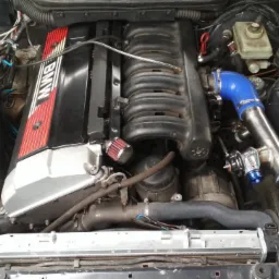 Wyspawany cały osprzęt pod turbo bmw e36
