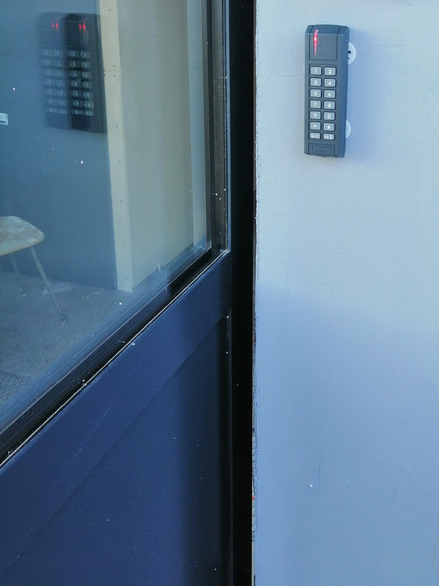 Montaż czytnika kontroli dostępu w Gliwicach.