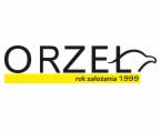 Logo firmy Orzeł z rokiem założenia 1999, na białym tle, z sylwetką głowy orła.