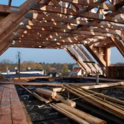 Wiązary drewniane-kratownice