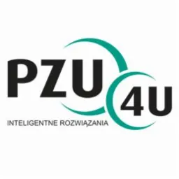 Logo PZU4U z hasłem 'Inteligentne Rozwiązania' na białym tle, otoczone zielonymi półkolami.