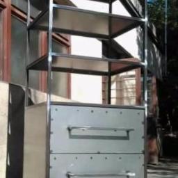 regał ( szafka na kółkach) metal industrial / loft