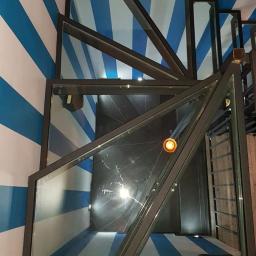 schody metal + szkło industrial / loft 3