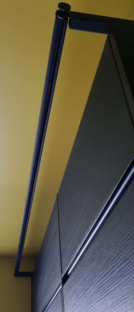 listwa oświetleniowa LED czarna metal 3