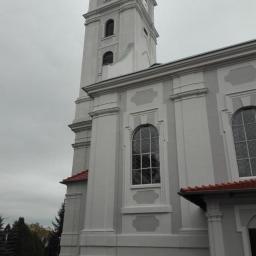 Kościół w Gajkowie - remont elewacji