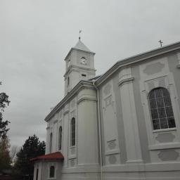 Kościół w Gajkowie - remont elewacji